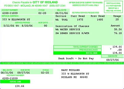 city of midland water bill.